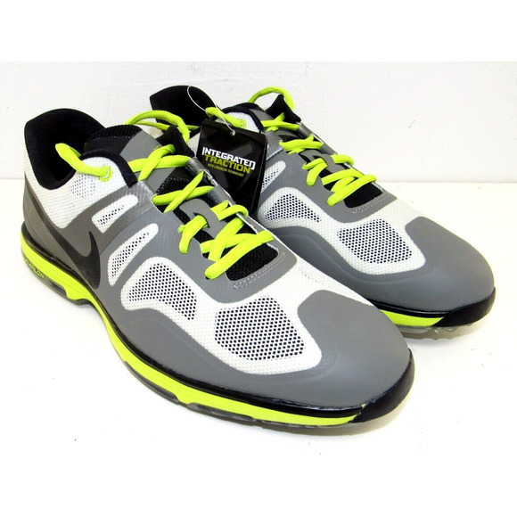 Grey Nike Lunar Ascend Lunarlon Nike Golf Shoes Nike Lunarlon Golf